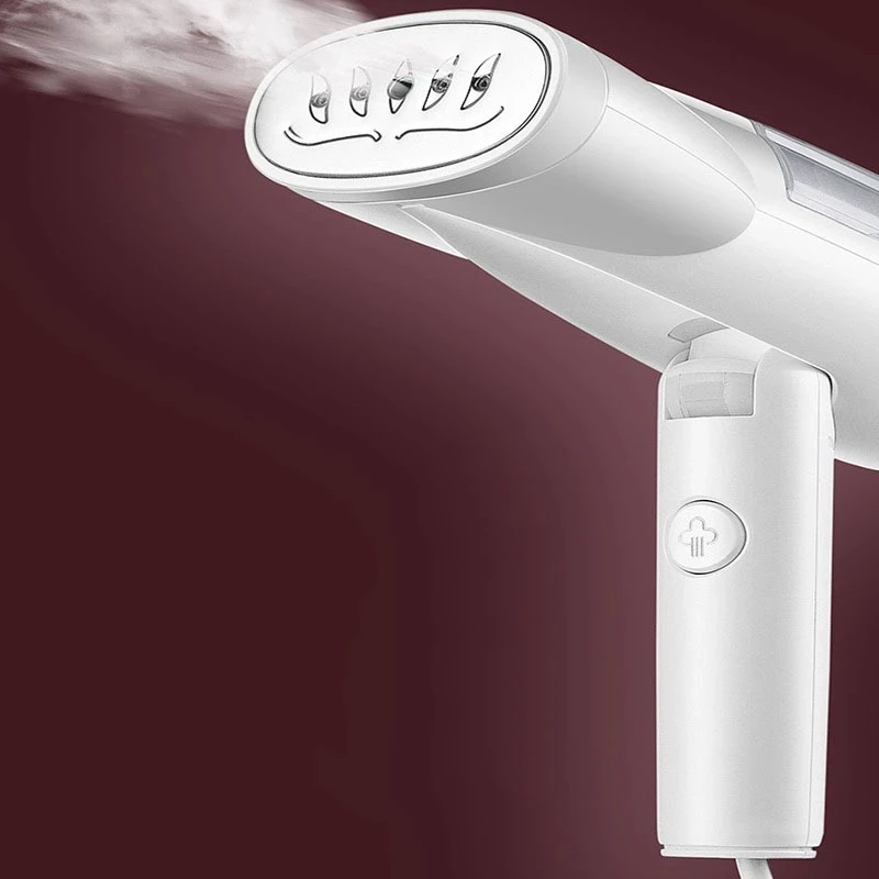 مكوّاة قابلة للطي معلقة يدويًا مكواة كهربائية بالبخار منزلي صغير محمول عنبر ملابس سفر مكوّاة