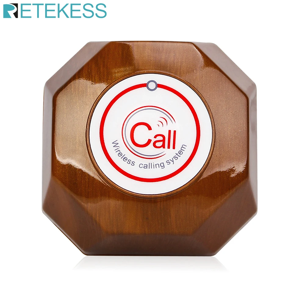 RETEKESS T133 Restaurant Pager Call Button Wireless Calling System Transmitter For Hotel Office Cafe Bar Hookah Club Clinic