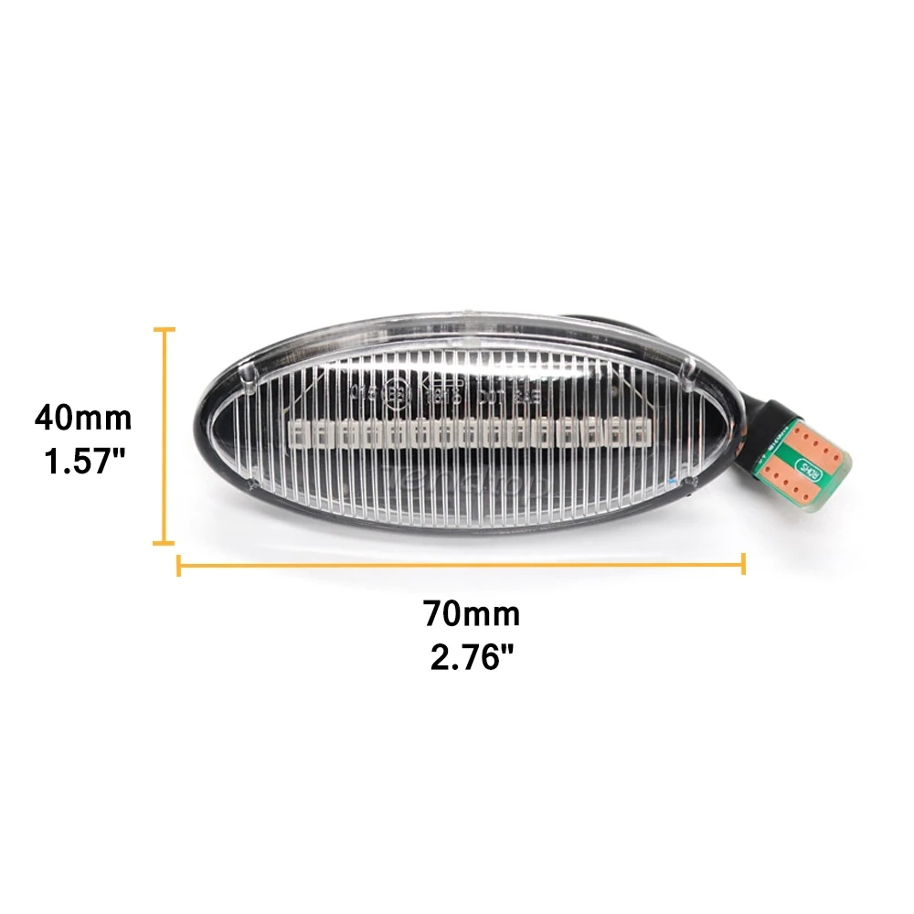 Dynamic LED Side Marker Light Turn Signal Lamp For Opel/Vauxhall Vectra B Carava 1995 1996 1997 1998 1999 2000 2001 2002 2003