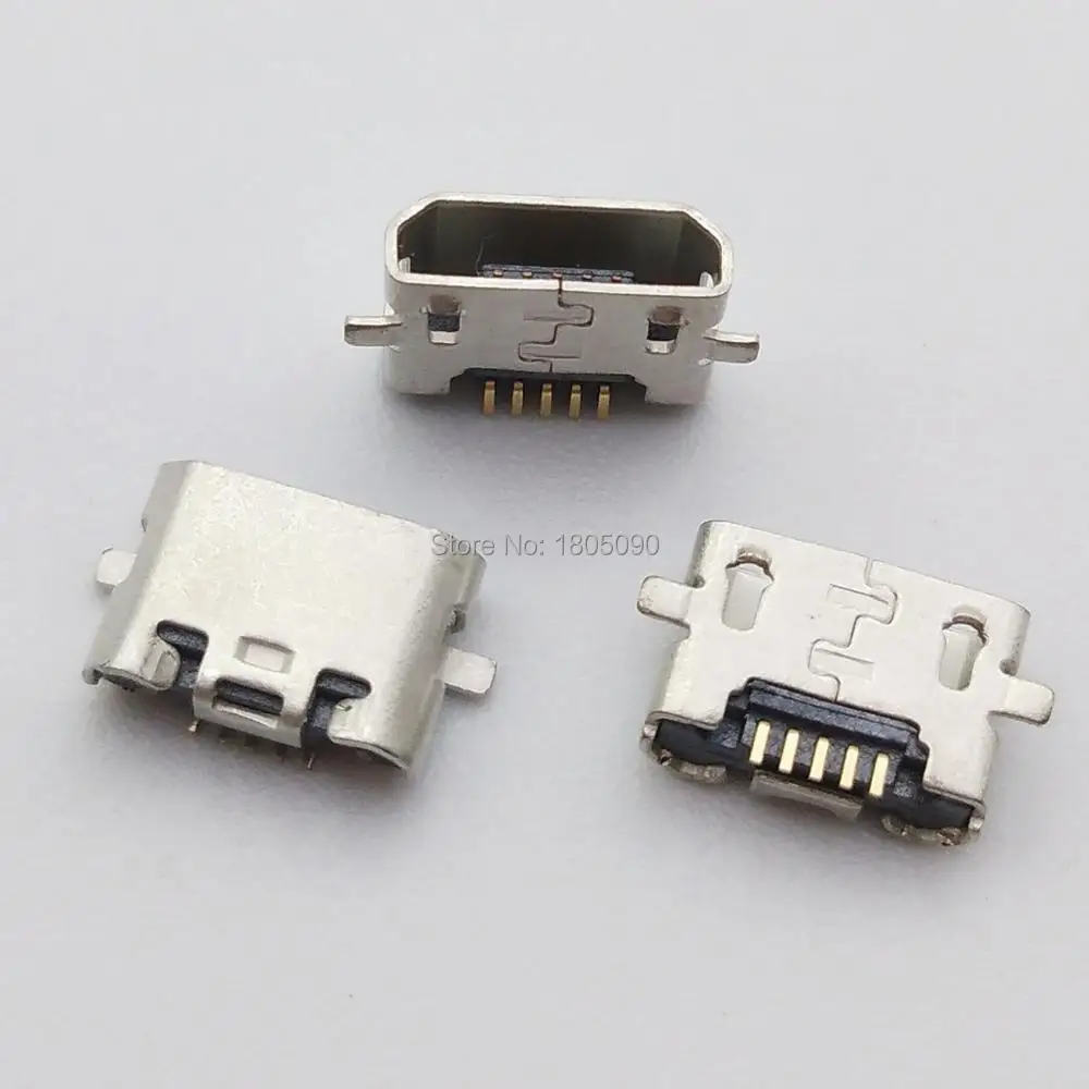 10pcs For Motorola G2 Huawei Y6 P8 C8817 max Lite 4C 3X Pro G750-T20 Micro USB SMD DIP Charging Port Connector Plug Jack Socket