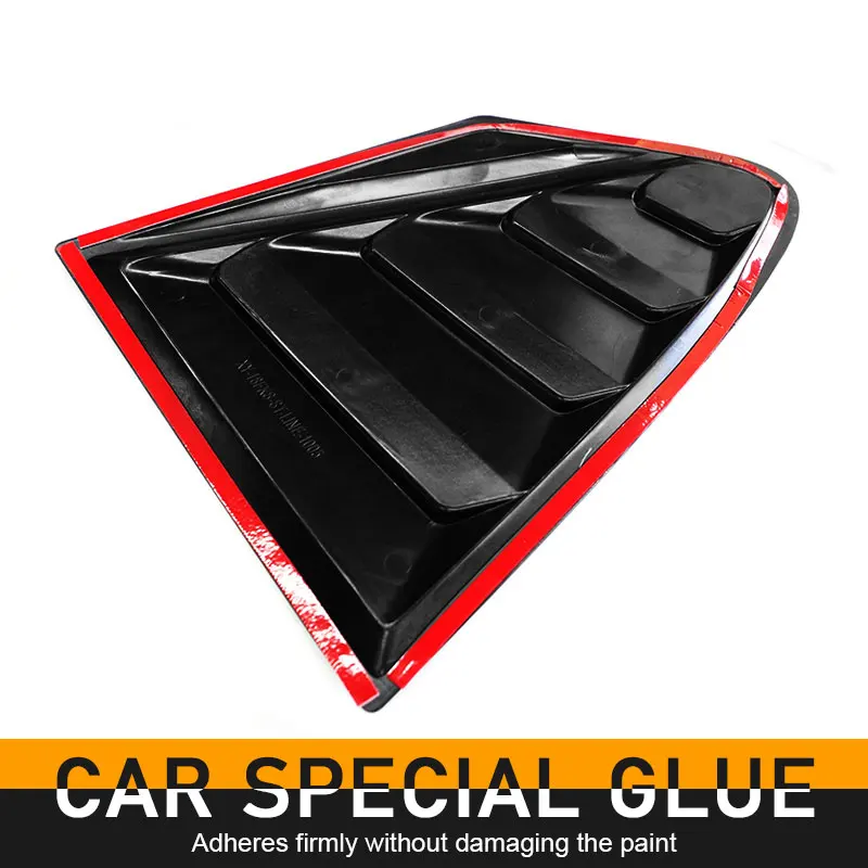 For Ford Focus ST-LINE MK4 Window Side Louvers Vent Hatchback 2019 2020 Car Accessories ABS Trim Frame Carbon Fiber Style 2021+