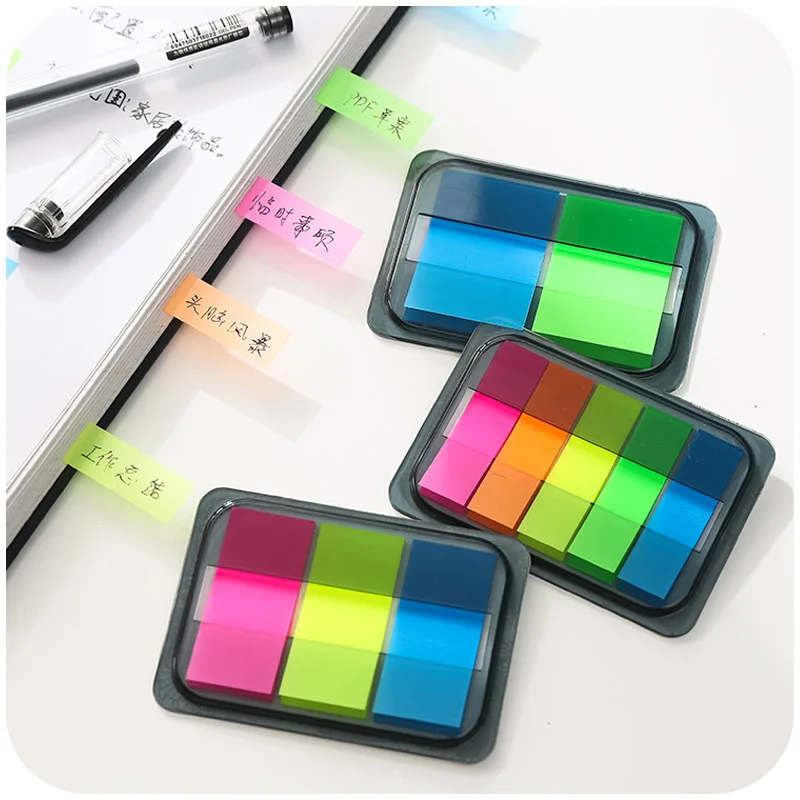 Diy New Cute Kawaii Colored Memo Pad Lovely Sticky Paper Note School Office Supplies Korean Stationery