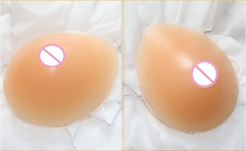 Single droplet silicone False breast prosthesis for postoperative rehabilitation of mammary gland CD crossdresser no adhesive