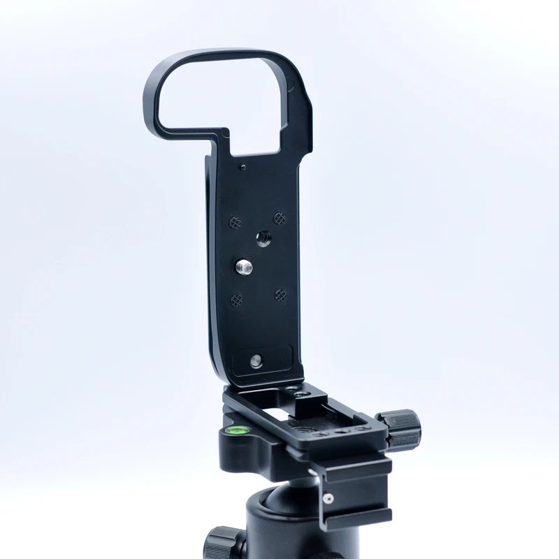 ホットシュー-キヤノンeosr5,r6,マークiiカメラ,クイックリリースプレート用の垂直ハンドグリップホルダー