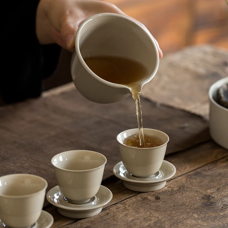 CHANSHOVA-Chinese Style Glaze Ceramic Small Coffee Cup and Saucer Set, Drinking Utensils, Chinese Porcelain, H413, 30, 40, 50ml