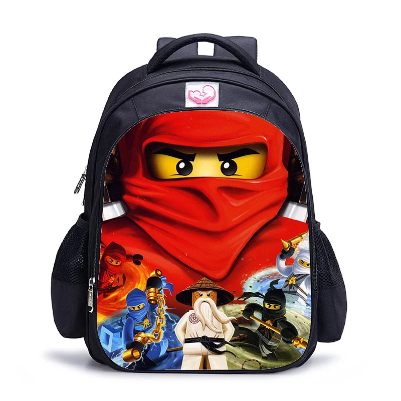 16 Inch Ninja Children School Bags Orthopedic Backpack Kids School Boys Mochila Infantil Catoon Bags