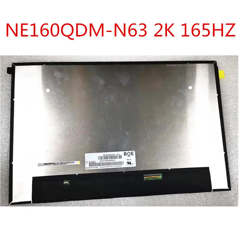 16 inch Laptop lcd led screen NE160QDM-N63 V8.0 FRU:5D10V82383 2560X1600 165hz replacement lcd matrix panel