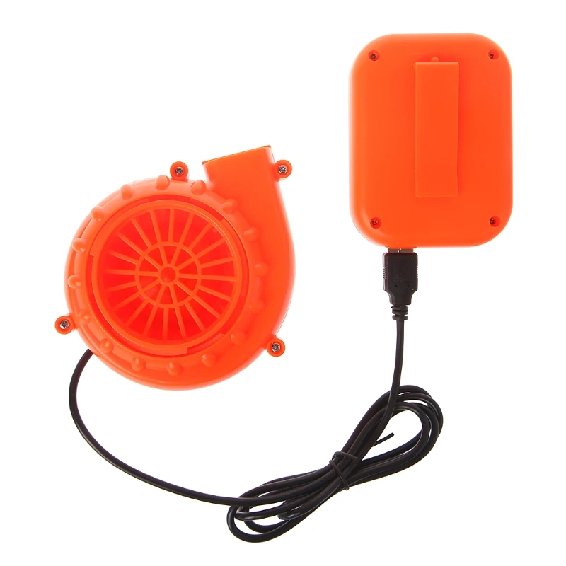 Mini Ventilador Elétrico para Brinquedo Inflável Ventilador ar Bateria Boneco Traje