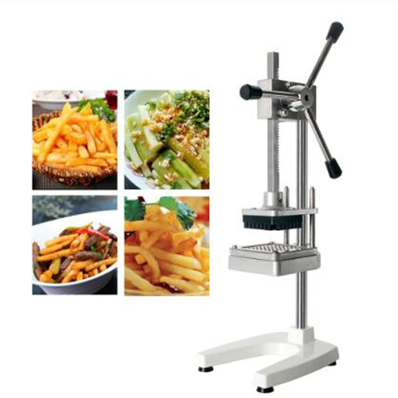 Vertical Manual French Fries Cutting Machine Potato Vegetable Cutter Commercial Kitchen Potato Chipper Accessories