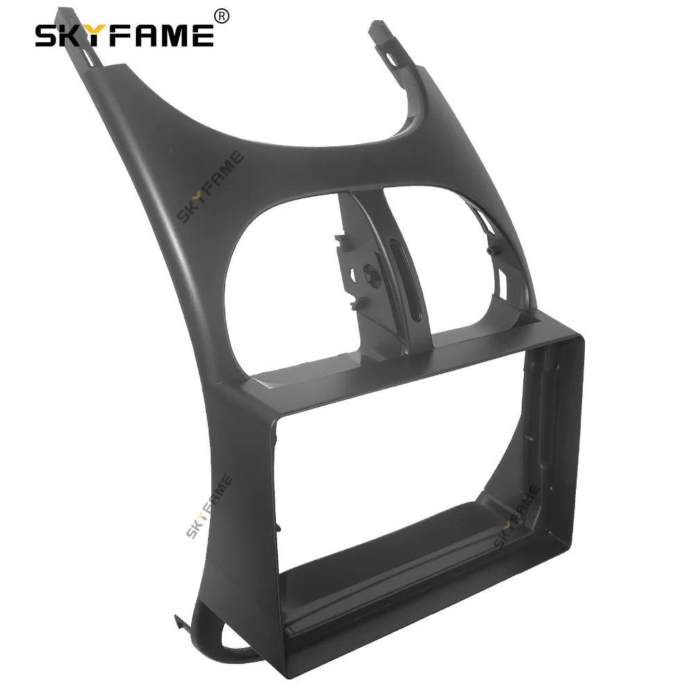 SKYFAME Car Frame Fascia Adapter Canbus Box Decoder Android Radio Dash Fitting Panel Kit For Peugeot 206 206CC 206SW