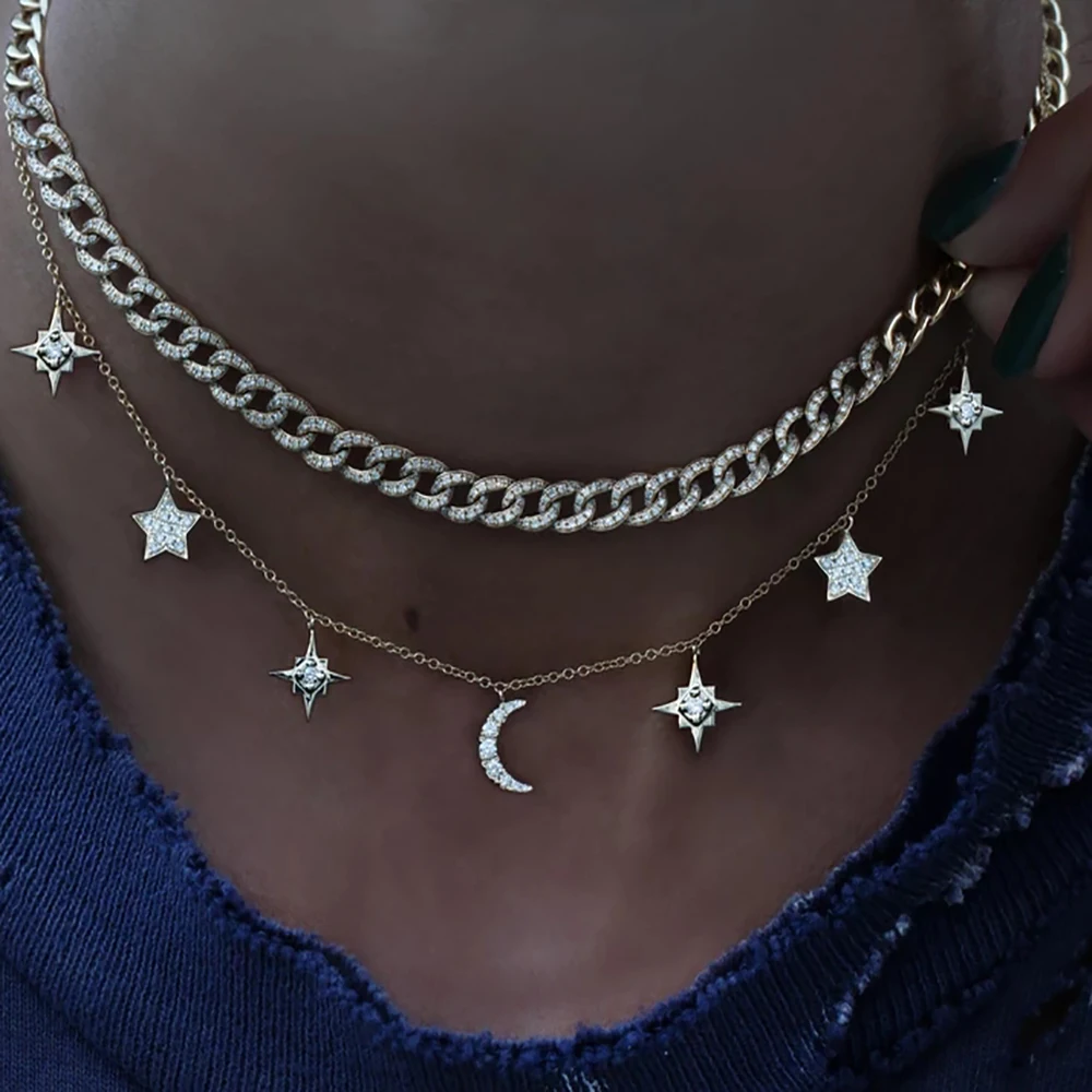 Bls-miracle Bohemian Necklaces For Women Multi-element Choker Pendant Necklace 2019 Ethnic Multi-layer Female Fashion Jewelry