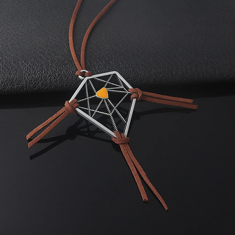 Game Death Stranding Cosplay Necklaces Sam Bridges Dreamcatcher Pendant Necklace for Women Men Keyring Holder Jewelry