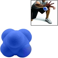 Hexagonal Reaction Ball Silicone Agility Coordination Reflex Exercise Sports Fitness Training Ball Toy Outdoor Fun Toys Hobbies