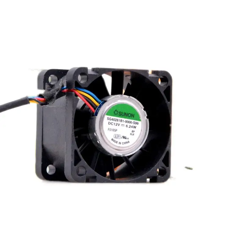 

SUNON SG40281B1-0000-S99 12V 6.24W 4028 Max Airflow Rate Cooling Wind Fan 4CM