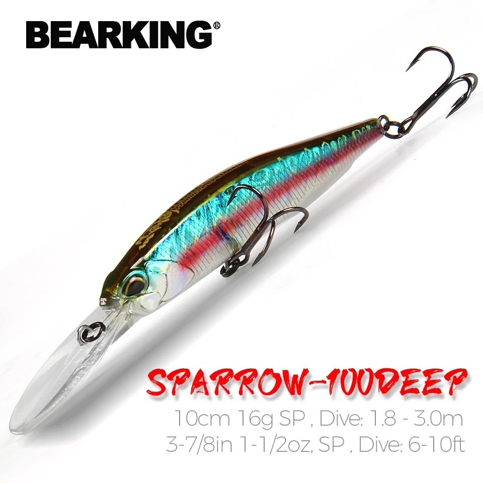 BEARKING 10cm 16g super magnet weight system long casting New model fishing lures hard bait 2019 quality wobblers minnow