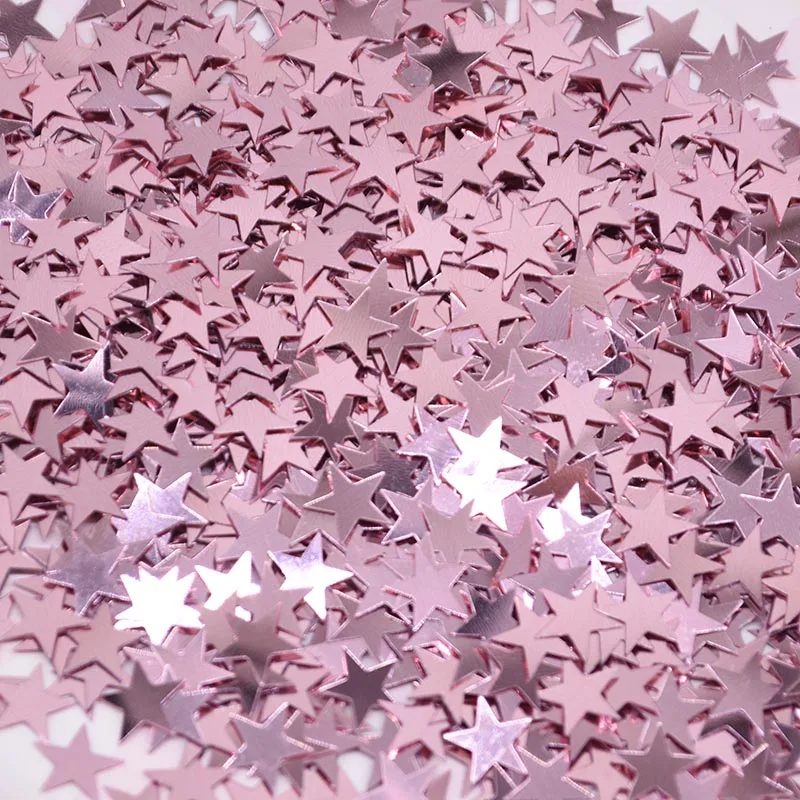 6/10mm Stars Confetti Acrylic Star Confettis Sprinkles For Table Anniversary Wedding Birthday Decor Colorful Bright DIY Supplies