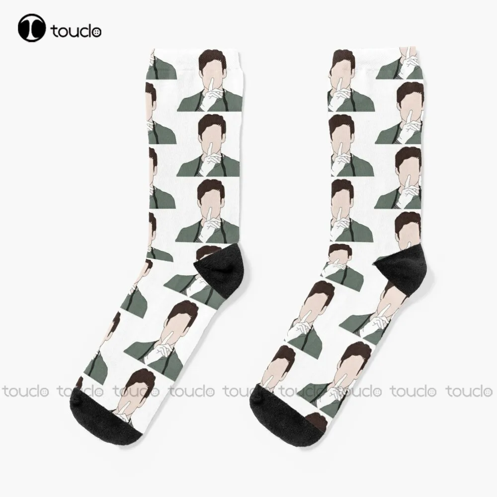 Ready To Work- Dexter Morgan Socks Baseball Socks Men Personalized Custom Unisex Adult Teen Youth Socks 360° Digital Print