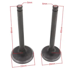 Motorcycle Intake Valve and Exhaust Valves Set Fit For Lifan 110cc 125cc 140cc 150cc Motocross ATV Quad Bike