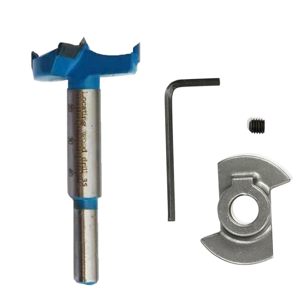 NEW design 35mm Hinge Hole Drilling Guide Locator Hinge Drilling Jig Drill Bits Woodworking Door Hole Opener Tools