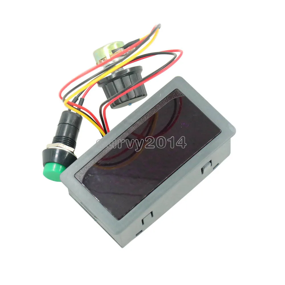 DC 6V-30V 12V 24V MAX 8A 16KHz ปรับ PWM มอเตอร์ควบคุมความเร็ว Digtal จอแสดงผลควบคุมมอเตอร์ DC CV Switch