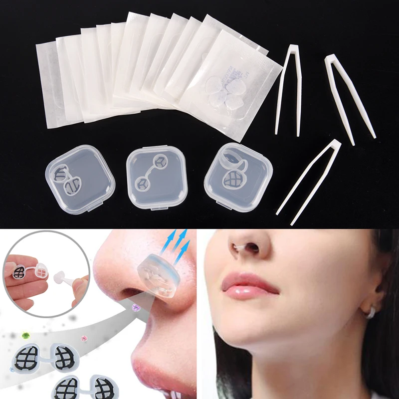 Removable Nose Dust Filter Nose Round Shape Comfortable Nose Invisible Nasal Filters Anti Air Pollution Pollen Allergy Masks