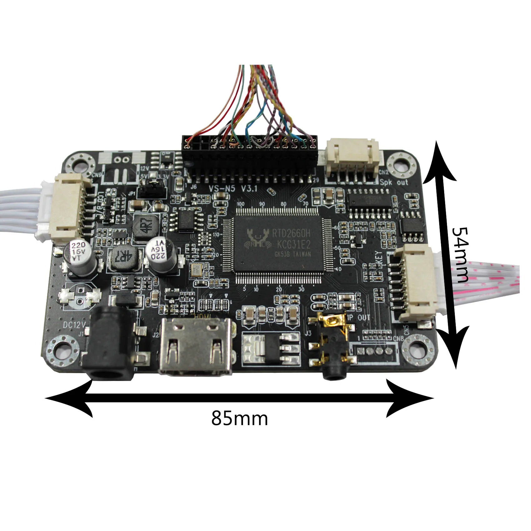 Work With 12.3inch 1920x720 HSD123IPW1-A00 LCD Screen  HD-MI LCD Controller Board