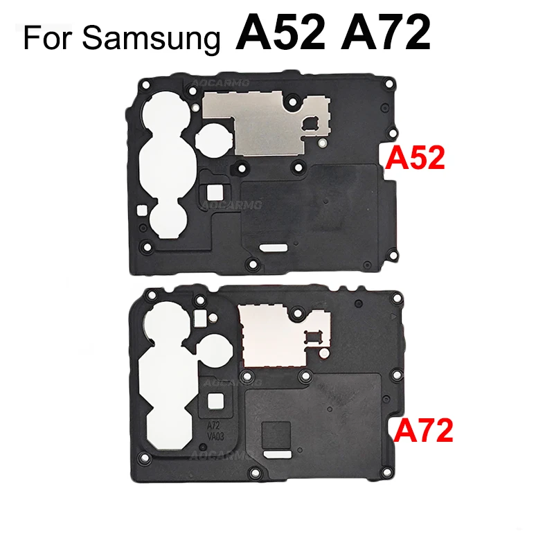 Aocarmo For Samsung Galaxy A52 4G 5G A72  Motherboard Cover Plate With Earpiece Speaker Replacement Parts