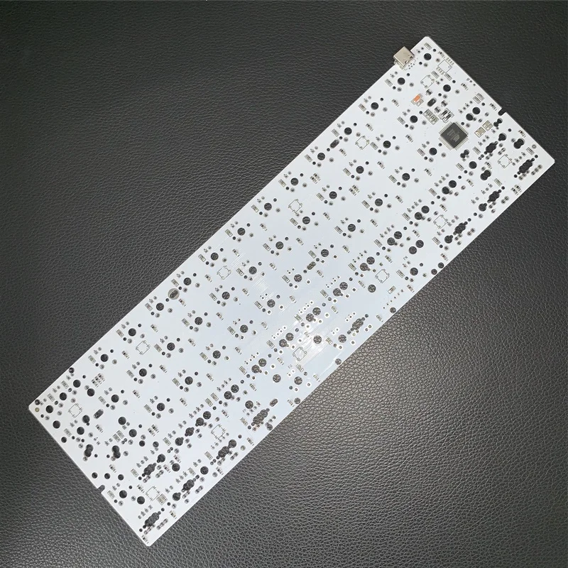 GH60 PCB XD64 Hot Swappable Customized DIY Mechanical Keyboard 60% Kit PCB Satellite Minila Support LED