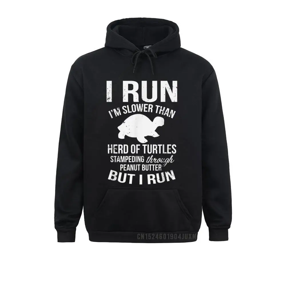 

I Run I'm Slow But I Run Funny Runnin Manga For Women Sweatshirts Retro Women's Mother Day Hoodies Normal Sportswears