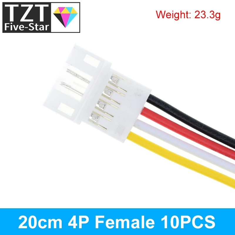 10 Stück 5 Paar Micro JST PH 2.0 2P 3P 4P 5P 6PIN Stecker-Buchsen-Verbinder mit Kabeln 20CM+20CM für Arduino MP3 – Detail 21