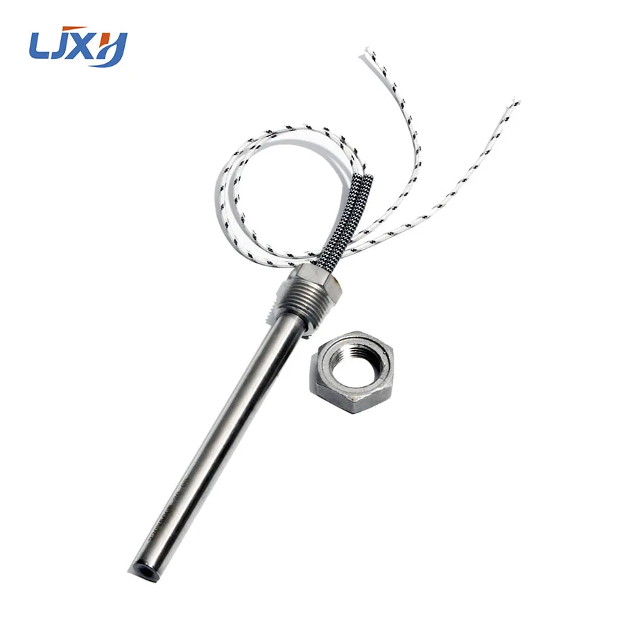 LJXH DN15 (1/2") Thread Cartridge Heater Heating Element 12x100/150/200 Tube Size 300W/500W/800W/1000W for Water