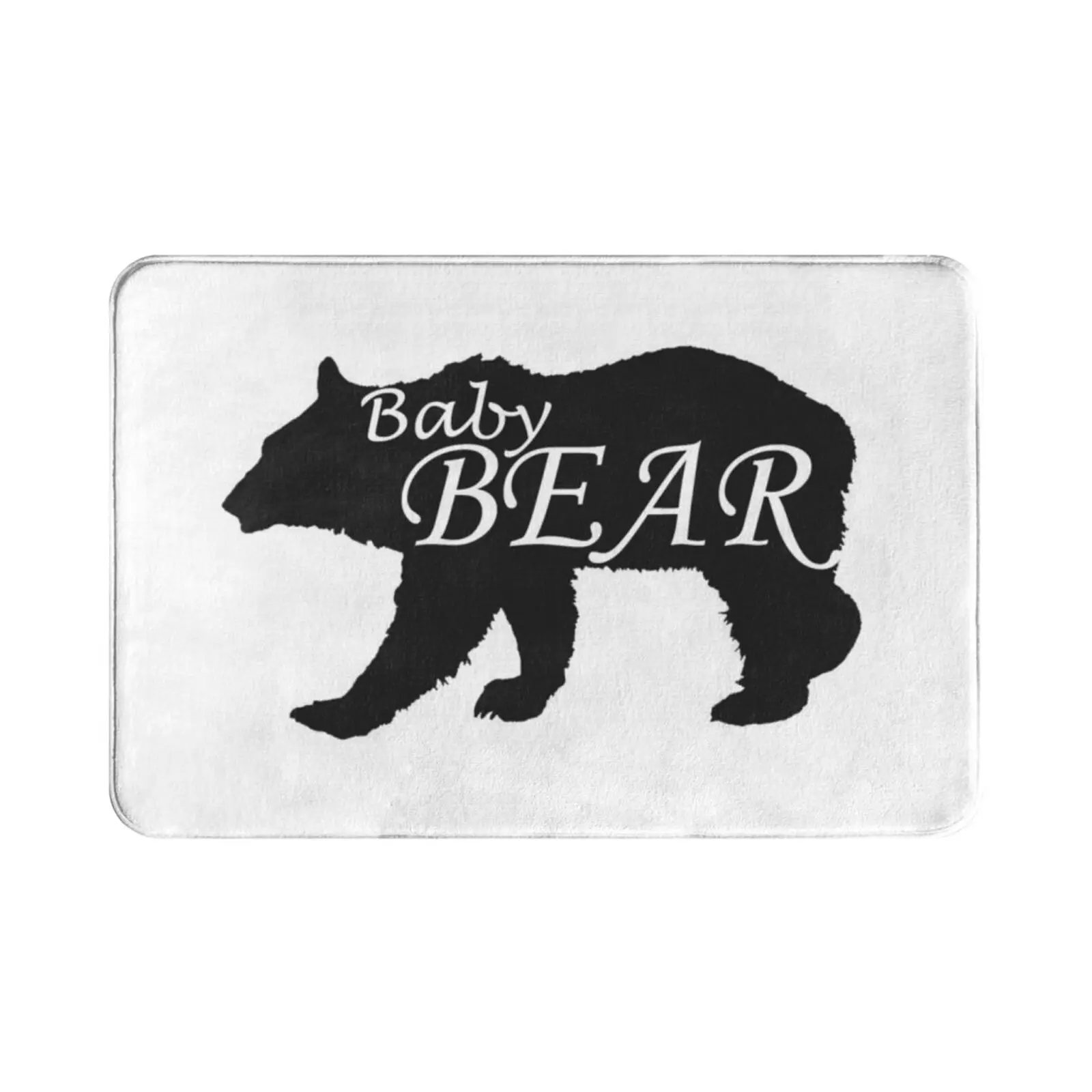 Baby Bear Carpet Mat Rug Cushion Soft Non-Slip Bear Grizly Baby Bear Child Family