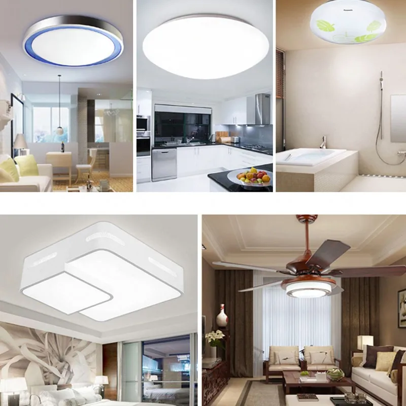 12W 18W 24W 36W LED Ring PANEL Circle Light SMD2835 AC220V LED square soffitto board il bordo della lampada circolare