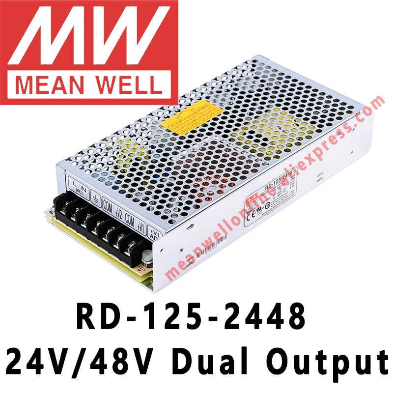 Mean Well RD-125 Series 125W Dual Output Switching Power Supply meanwell AC/DC 12V/24V