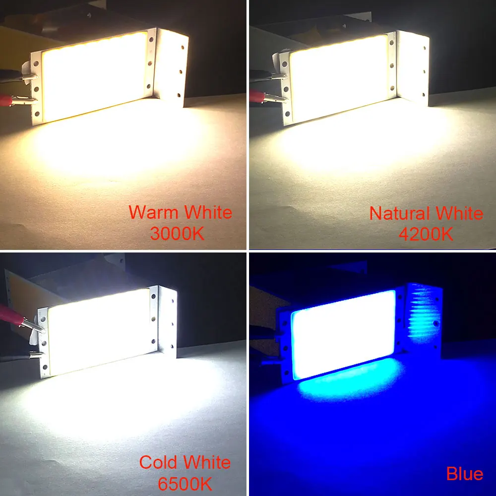 Dropshipping 15W COB LED Panel Light with Dimmer 94x50mm Rectangle LED Board 12V Dimmer COB Lamp for House Lighting Chip Bulb