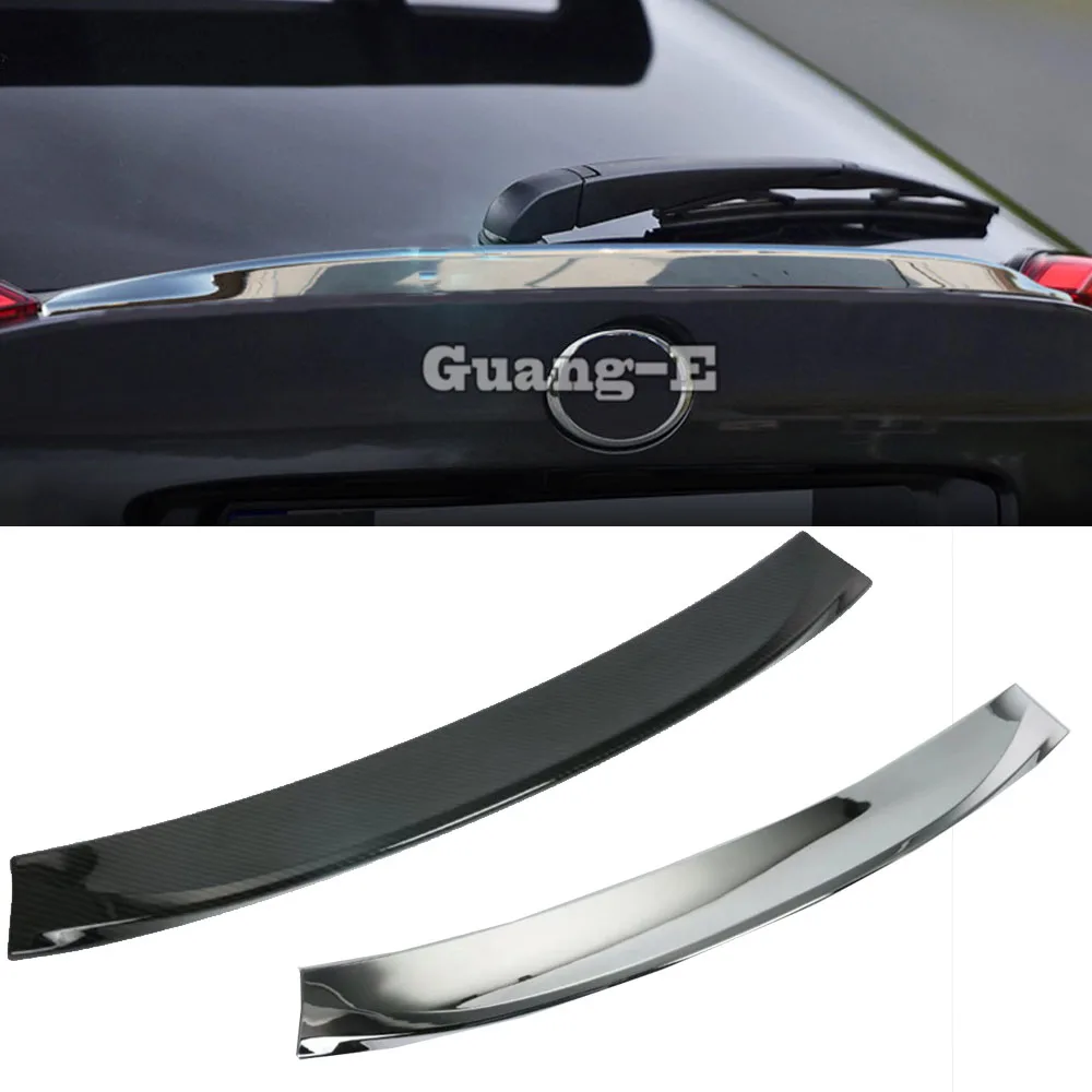 

Car Sticker Body ABS Rear Tail Spoiler Side Triangle Wing Window Bezel Trim 1pcs For Toyota C-HR CHR 2017 2018 2019 2020 2021