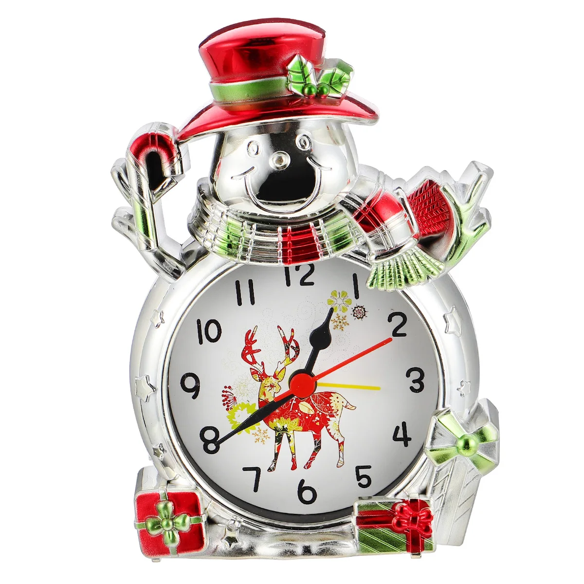 1PC Retro Alarm Clock Vintage Vintage Vintage Christmas Sto For Stocking Stuffers Creative Gift Without