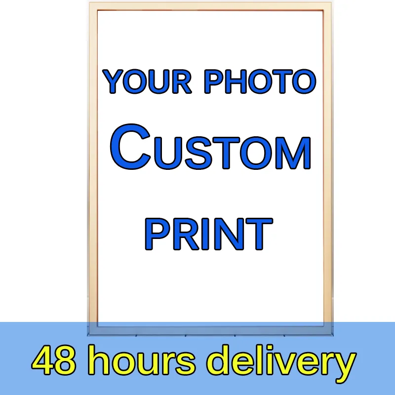 custom print canvas painting from your photo Poster Animal Figure Landscape Abstrac picture Parlor Hoom Décor Wall Art paintings