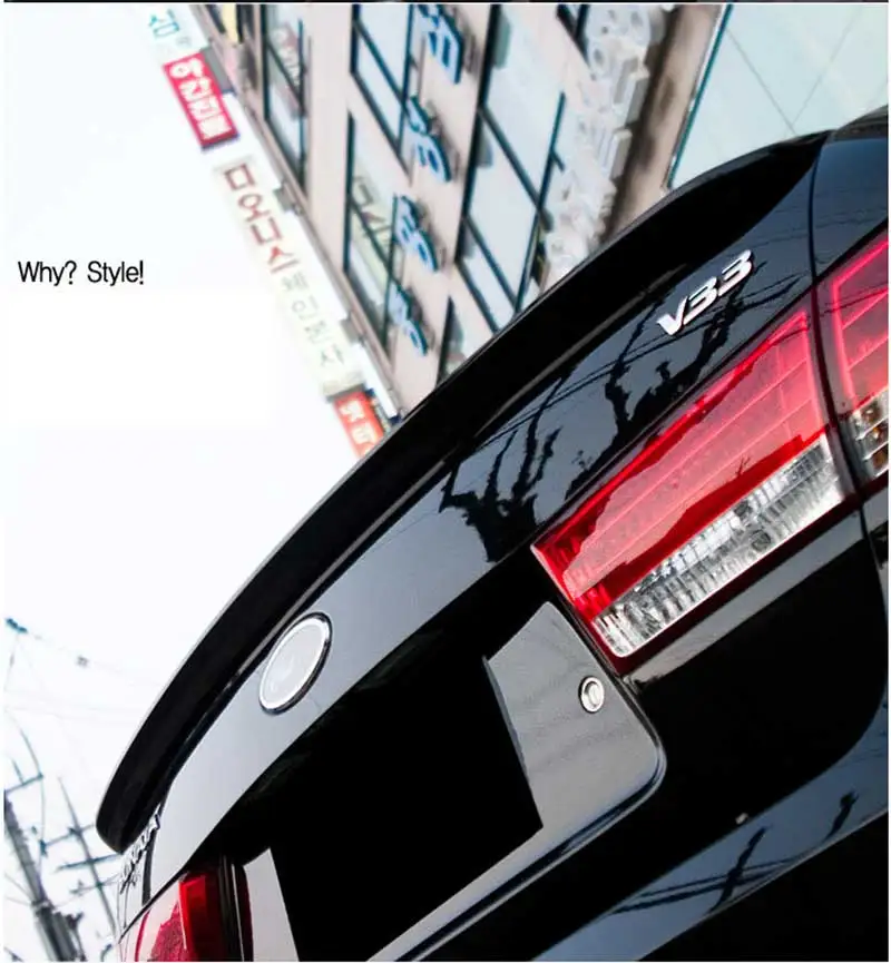 2005 2006 2007 2008 2009 2010 for hyundai sonata rear trunk roof wing spoiler ABS material high quality by primer or DIY paint