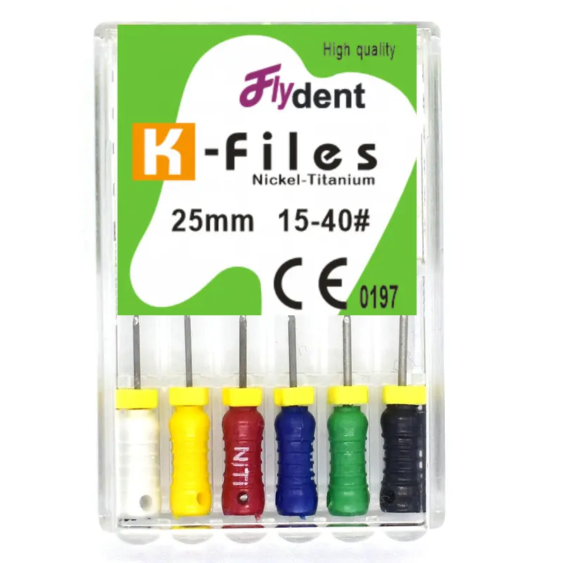 

10 упаковок, NITI K файлы, корневой канал endo nitiflex Dental handuse никель titainium K H R файлы