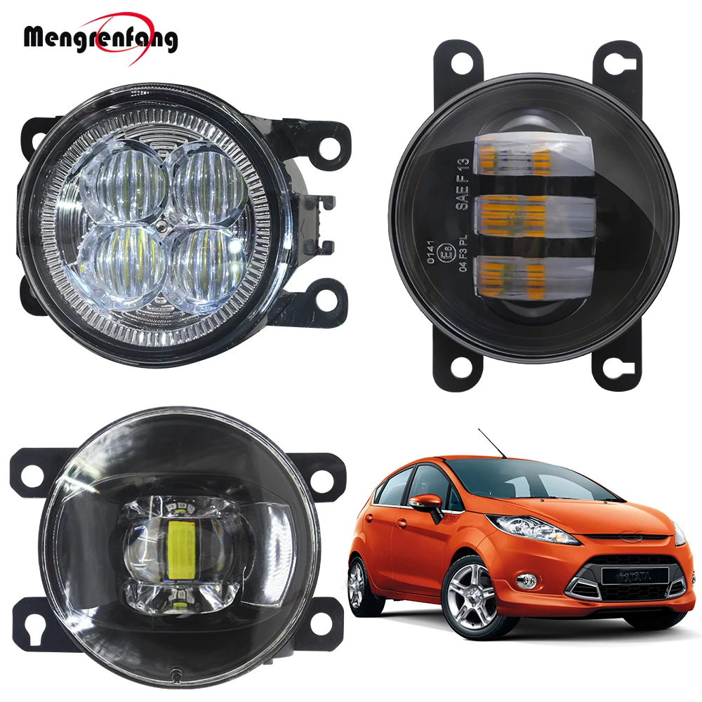 

Car LED Lens Fog Light For Ford Fiesta 2001-2015 Auto Front Bumper Fog Lamp Daytime Running Light 12V