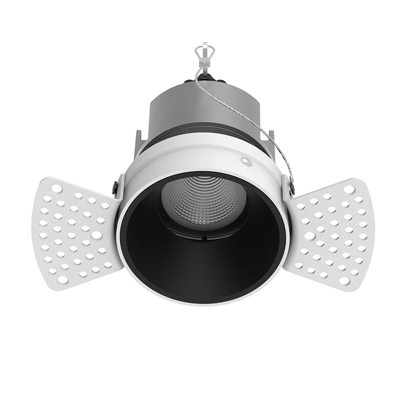 BRGT LED Spot Light Frameless Embedded Lights COB 5W7W12W Anti-glare Ceiling Lamp Trimless Aluminum Recessed Downlight Indoor