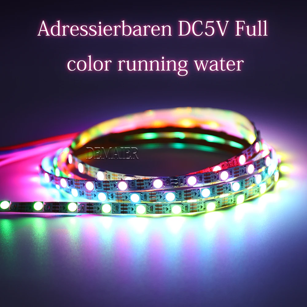 SK6812 WS2812B MINI SMD 3535 5050 RGB led pixel streifen 60/144 LED 4mm/5mm/7.2mm PCB smd3535/5050 Einzeln Adressierb dc5v