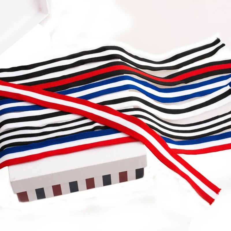 1-Nylon Soft Webbing Binding Tape Stripe Ribbon Sewing fabric Clothing Accessories For Clothes side strips