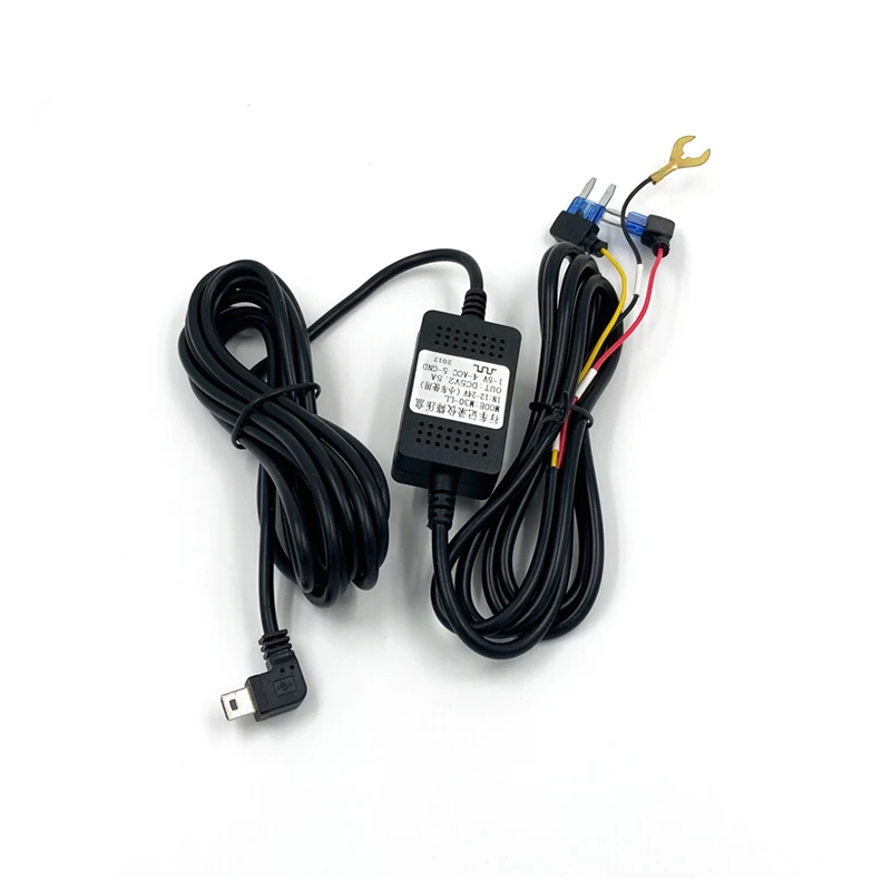 

ACC Buck Line 24 Hours Parking Monitoring ACC USB 2.0 OBD surveillance cable Power Supply For Car DVR Camera 3m Cable Lengt