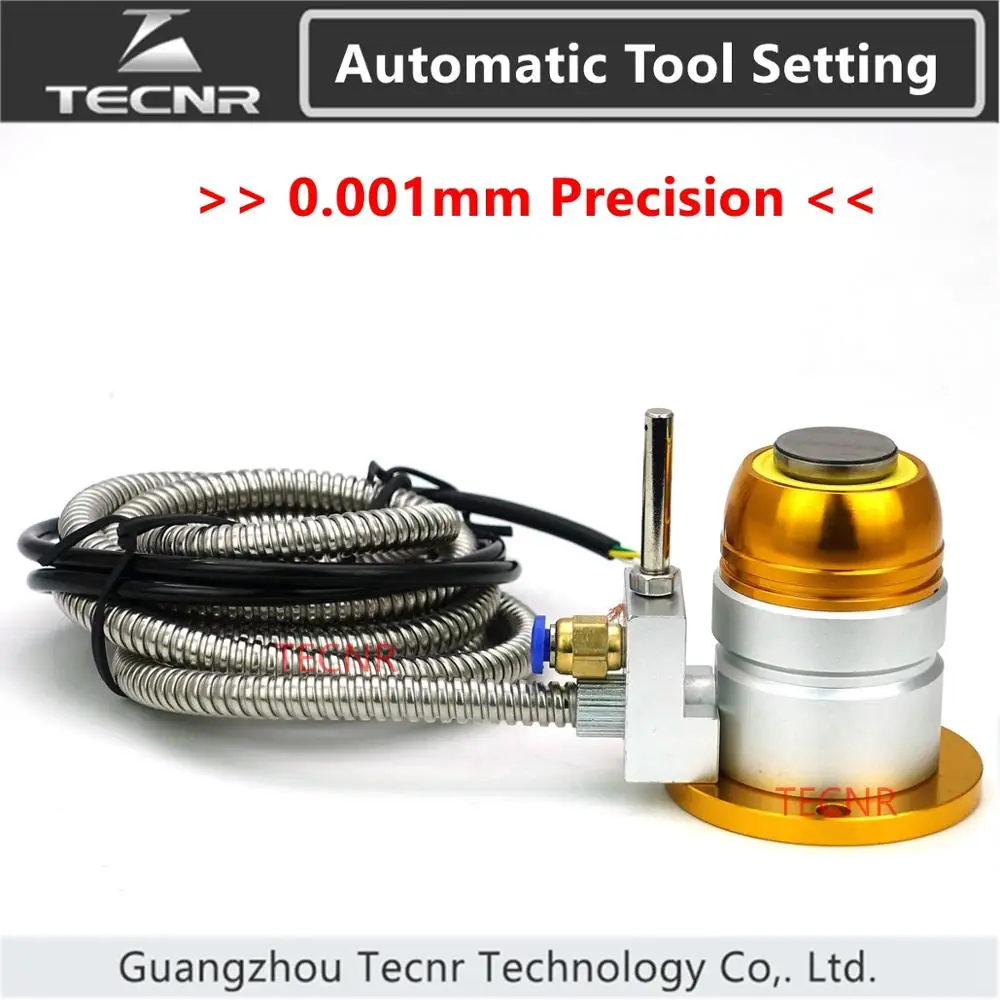 CNC Z axis Zero Check Touch Plate Auto-Check Instrument Tool Setting Probe for cnc engraving router machine TECNR