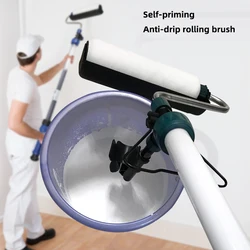 Roller brush latex paint paint paint roller coater self-priming roller brush machine without dipping tools for wall painting