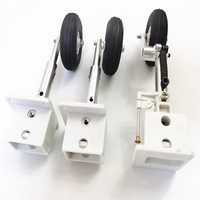QTModel 3mm Steel Fixed Landing Gear And Absorbed Landing Gear DIY For RC Plane Model