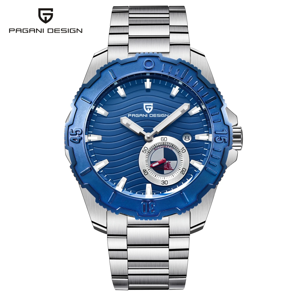 

Original PAGANI DESIGN Luxury Brand Men's Mechanical Watches Fashion Automatic Stainless Steel Calendar Wrist Relogio Masculino