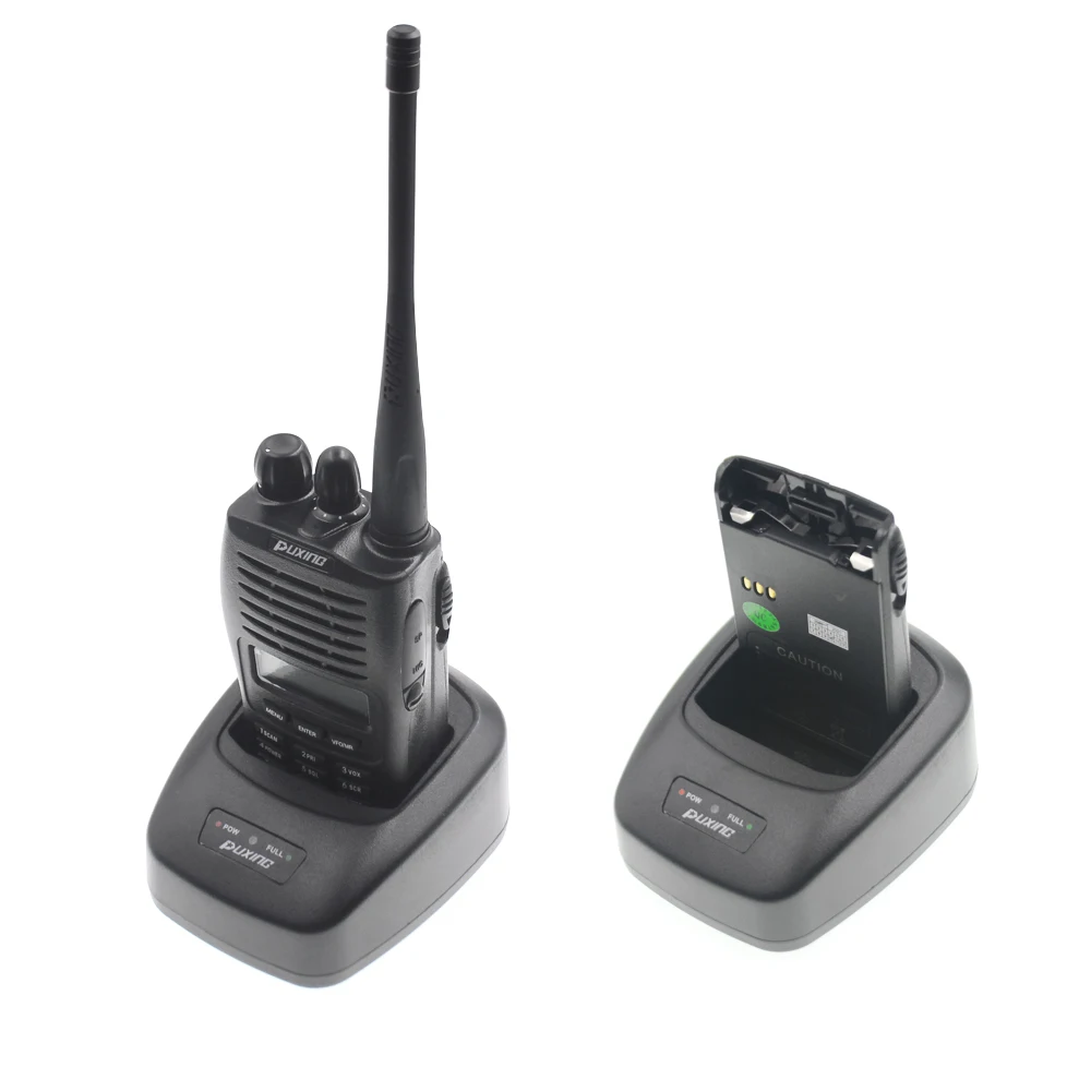 Puxing PX-777 VHF136-174 o UHF 400-470Mhz Radio bidireccional portátil PX777 5W 1200mAh Batería Walkie Talkie